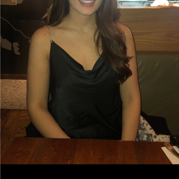 Zara Green Top with Rinestone Straps - Picture 1 of 5